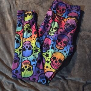Constantly Varied Gear Rainbow Skull Full Length Leggings